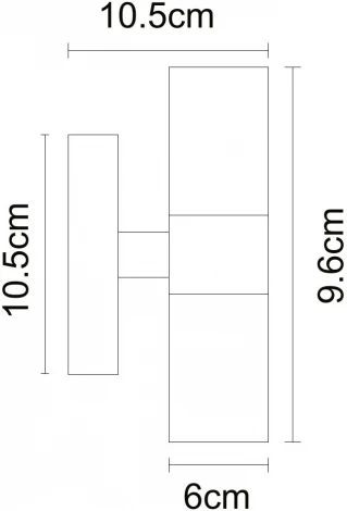 Архитектурная подсветка Arte Lamp Mistero A3302AL-2BK (220V, IP44)
