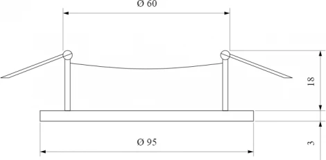Встраиваемый точечный светильник Elektrostandard Dorma 25001/01 a057004 (220V, круглые)