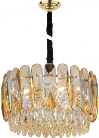 Подвесная люстра AM Group SPARKLY SPARKLY D500 GOLD (220V, на цепи)