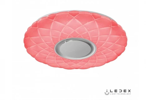 Потолочный светильник RGB круглый iLedex Sphere ZN-XU60XD-GSR-Y (220V, пульт управления, управление смартфоном, круглые)