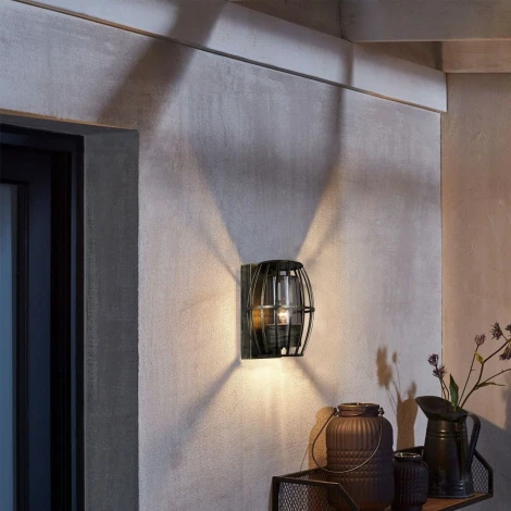 Настенный фонарь уличный Reluce 08331-9.2-001JH E27 BKG