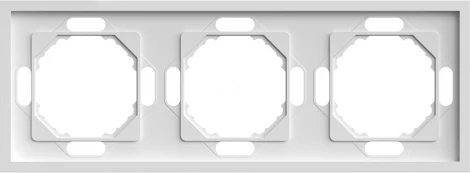 Рамка на 3 поста (белый) Stekker Эмили 49886