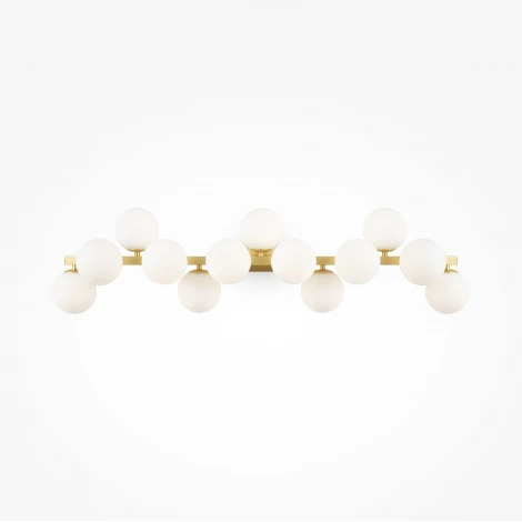 Бра Maytoni Dallas MOD547WL-13BS (220V, шарики, молекулы)