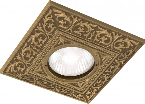 Встраиваемый точечный светильник Fede Square FD1125CPB (220V)