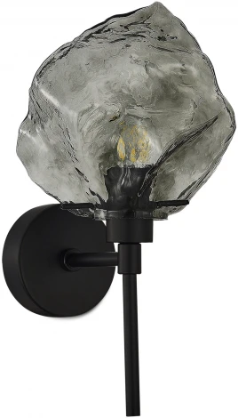 Бра ST Luce SL1175.401.01 Portici Черный/Серо-зеленый E14 1*40W