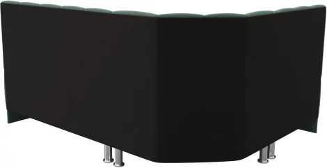 Диван кухонный угловой Кантри левый угол (Зеленый/Рогожка) Лига Диванов арт.123219L