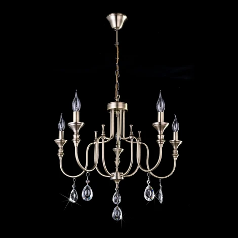 Подвесная люстра Citilux Рига CL437153 (220V, на цепи, подсвечник, свеча)