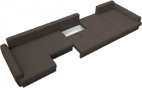 Диван П-образный Лига-057 НПБ МегаЛонг Лига Диванов (Рогожка) арт.129351
