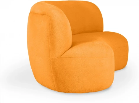 Диван Patti 1900 ОГОГО (арт.853230), (Мех/Оранжевый)