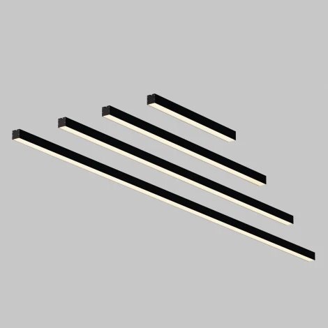 Подвесной светильник линейный светодиодный Maytoni Technical LL312013 3000K 35x35 черный 1,5 м