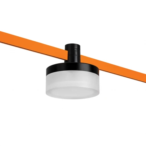 Трековый светильник низковольтный светодиодный 48V 6W черный 4000K Lightstar Due Hermes 210647