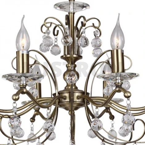 Подвесная люстра IDLamp Felisa 254/8-Oldbronze