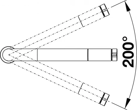 Смеситель Blanco Vonda 518435 для кухонной мойки
