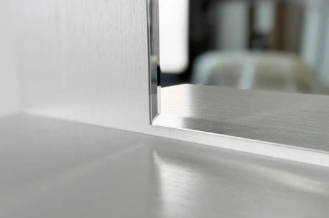 Зеркало Мерси Mebelson (ЛДСП,Зеркало,Пластик,Дерево/Светлое дерево) арт.177192,2552