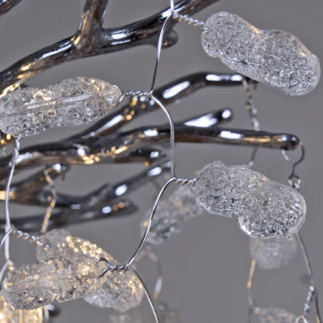 Потолочная люстра на штанге хрустальная Reluce 33029-0.4-460 CH (220V)