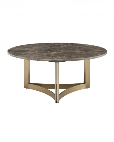 Журнальный столик Кассия 90*90 см темная керамика Stool Group арт.УТ000041500