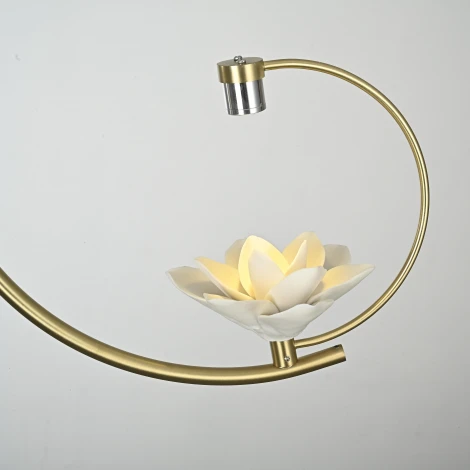 Подвесной светильник Magnolia 1 Flower Imperiumloft Magnolia01 (101770-26) (LED, 220V, на проводе, цветы)