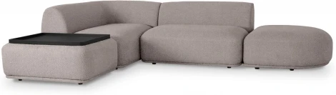 Диван Fabro ОГОГО (арт.853845), (Ткань,Букле/Бежевый)