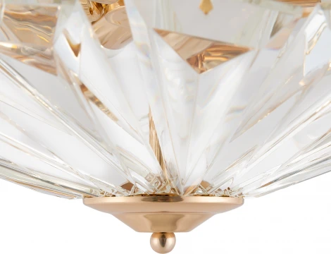 Потолочная люстра буше Maytoni Facet MOD094CL-06G (220V, хрусталь, круглые)