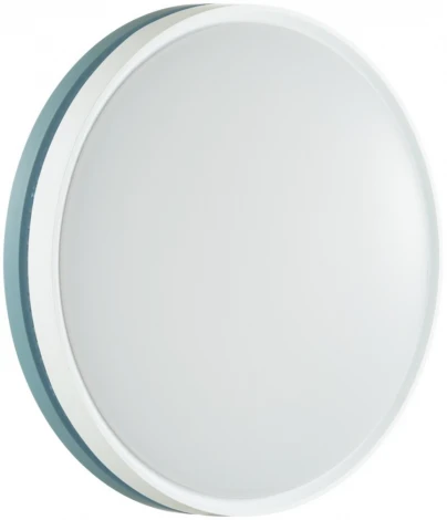 Настенно-потолочный светильник Sonex Nohava Blue 7669/EL пластик/голубой LED 70Вт 3000-6000К D500 IP43 пульт ДУ (220V, круглые)