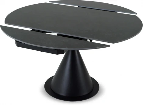 Раскладной обеденный стол Pion ОГОГО Обстановочка! (Керамика/Черный) арт.926791
