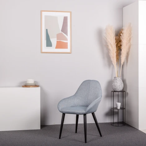 Стул R-Home Kent Сер/Чёрный