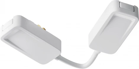 Коннектор питания угловой Radity встраиваемый белый (магнитный) Maytoni Technical TRA084CPC-W-12