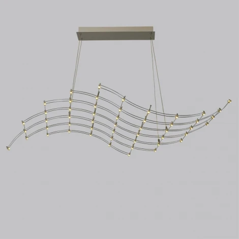 Подвесной светильник Odeon Light Welkin 7057/45L нерж/сталь LED 3000K 220V (на тросе)