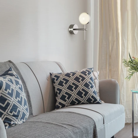 Бра Eurosvet Monica 90173/1 хром (LED, 220V, шар)