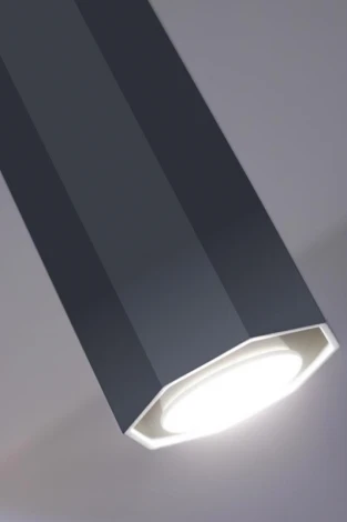 Накладной точечный светильник Lampex Okta 745/10 CZA