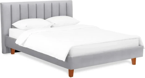 Кровать Queen II Sofia L 1600 ОГОГО (арт.577306), (Ткань/Серый)