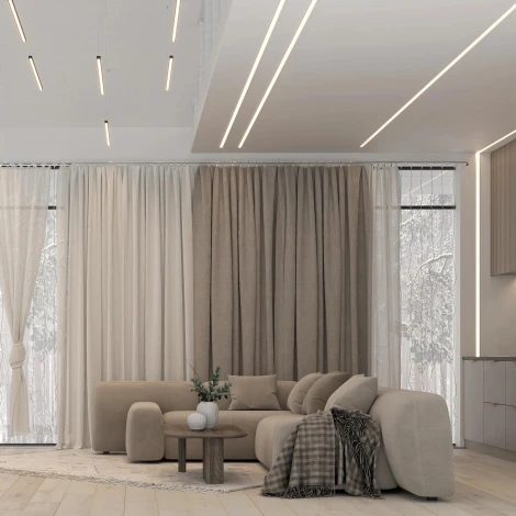 Светодиодная лента RT-A128-8mm 24V Warm2700 (10 W/m, IP20, 5m) (Arlight, высок.эфф.150 лм/Вт) 038759(1)