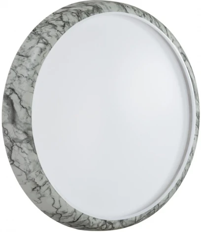 Настенно-потолочный светильник Sonex Mramo White 7638/DL COLOR SN пластик/бел. мрамор LED 48Вт 4000K D410 IP43 (220V, круглые)