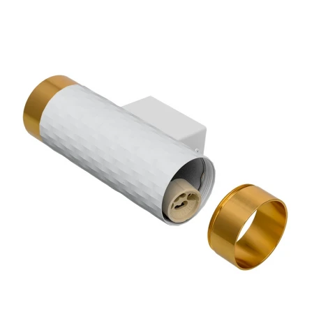 Настенный светильник Wolta WSL-GU10/W10WG под лампу GU10 Белый / Золотой CELLA