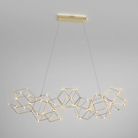 Подвесной светильник Uma 90168/7 медь Eurosvet (LED, 220V, на тросе)