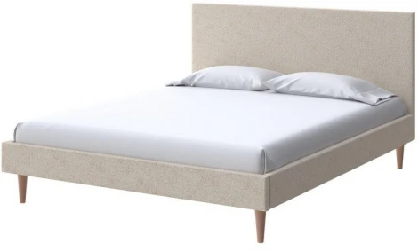 PROxSON Кровать Claro (Ткань: Жаккард Tesla Мокко) 140x200