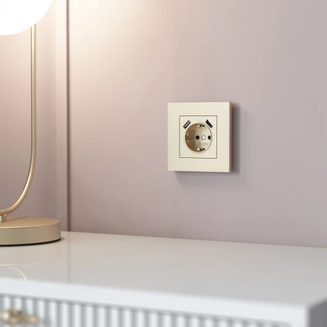 Рамка на 1 пост Slab (шампань софт) Werkel W0012911 (a071623)