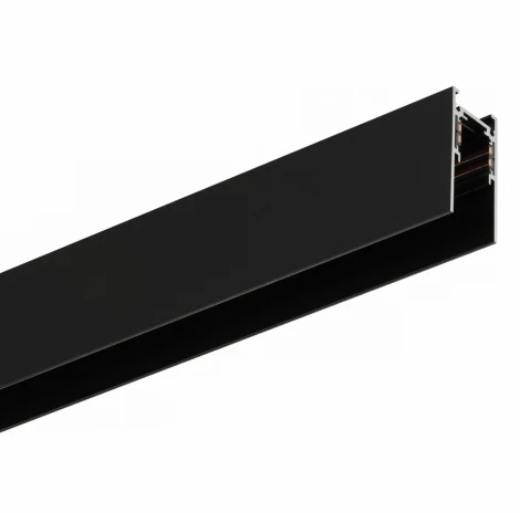 Шинопровод магнитный накладной (подвесной) iLedex Vision48/22 4822-52/27-1000-BK