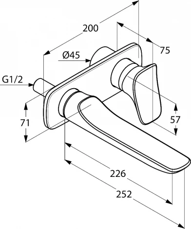 Смеситель Kludi Ambienta 532450575 для раковины