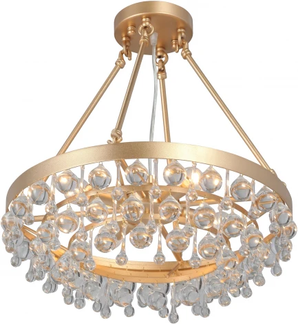 Подвесная люстра Vitaluce V5352-8/4S, 4хE14 макс. 40Вт (220V, хрусталь)