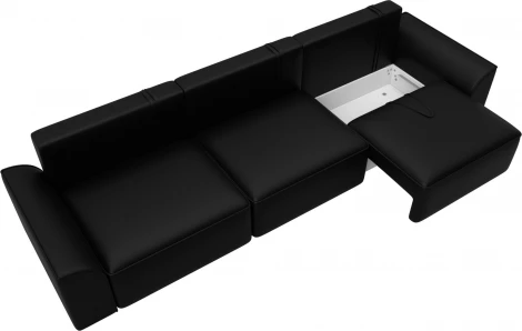 Диван прямой Лига-048 НПБ Лонг Лига Диванов (Экокожа) арт.128252