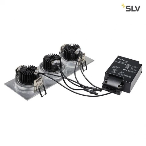 Встраиваемый точечный светильник Slv New Tria 114216