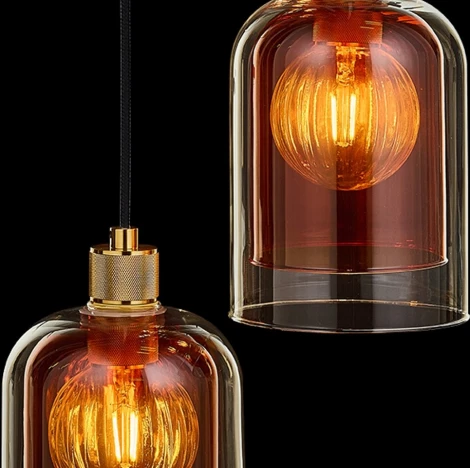 Подвесной светильник 33 ИДЕИ PND105.03.10ABS.003BL-M05TO (220V, на проводе, круглые)