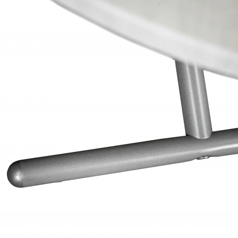 Стол журнальный Дуэт 14 дуб дымчатый/металлик Mebelik 009429