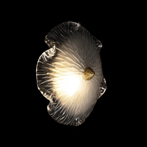 Настенный светильник Loft It Bloom 10352W/B AB (220V, выключатель, цветы)