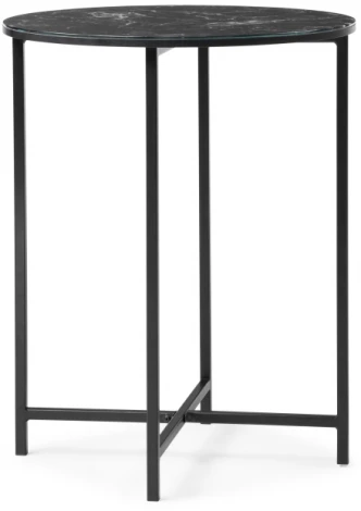 Журнальный стол Манеттия стекло мрамор черный / 507408 Woodville