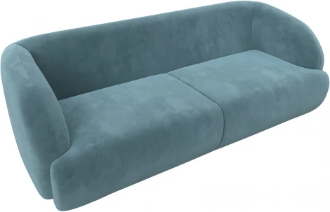 Диван прямой Лига-041 (Бирюзовый/Велюр) Лига Диванов арт.122200