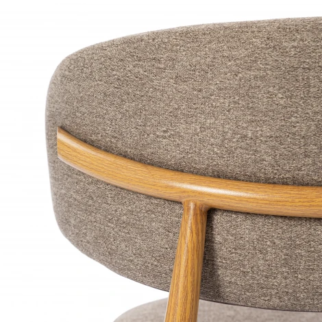 Стул обеденный Belsay/Белси велюр/металл, светло-коричневый/натуральный, 46х53х79см (Комплект из 4 шт.) Tetchair 25677