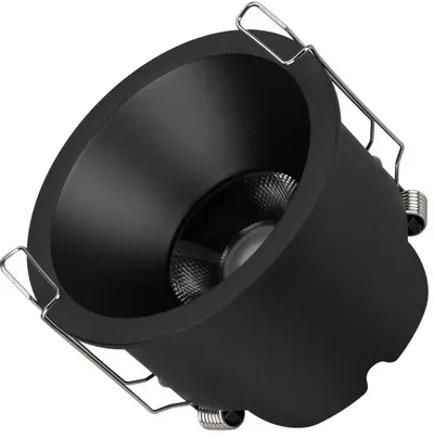 Встраиваемый точечный светильник MS-HARBOR-R82-10W Warm2700 (BK, 24 deg, 230V) (Arlight, IP20 Металл) 054480 (LED)