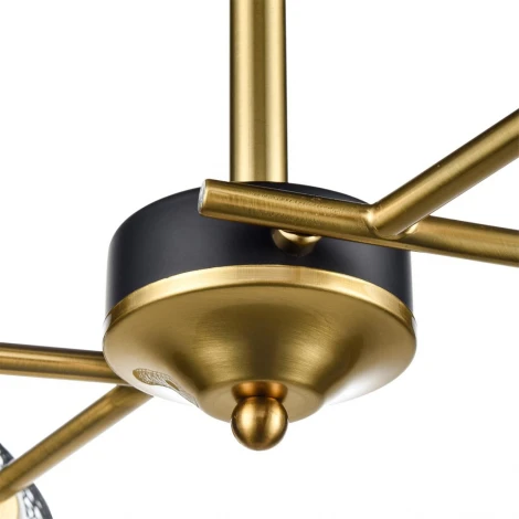 Потолочная люстра на штанге Lumion Tunara 8247/4C черный/бронза, металл Е27 4*60W 220V